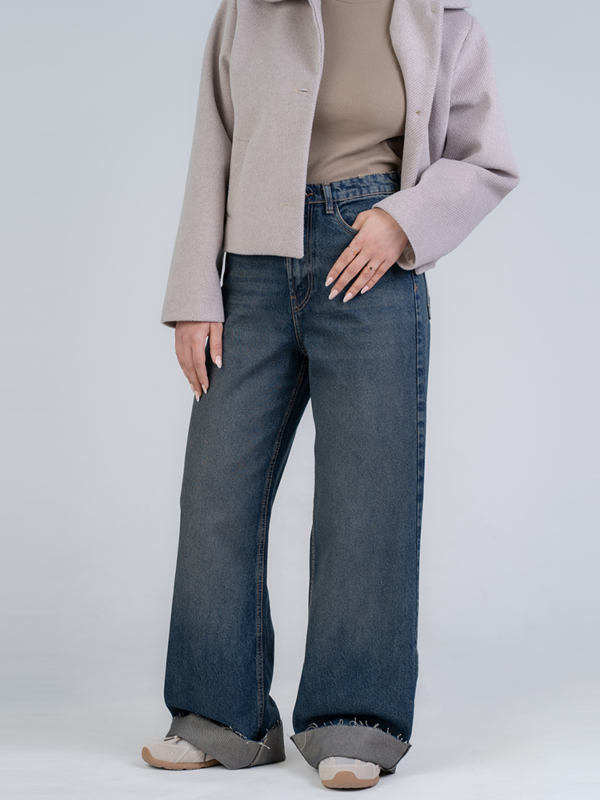 شلوار جین بگ قد 110 کد 22302 - Image 3