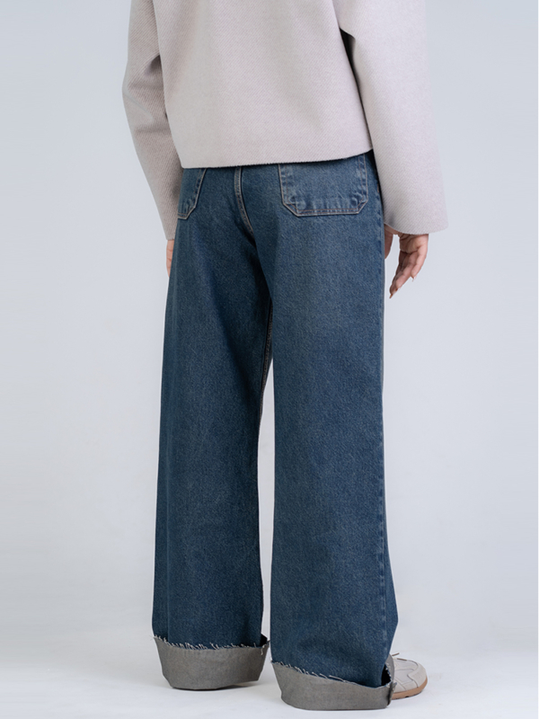 شلوار جین بگ قد 110 کد 22302 - Image 2