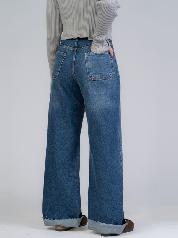 شلوار جین بگ قد 110 کد 22304 - Image 2