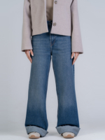 شلوار جین بگ قد 110 کد 22306 - Image 3