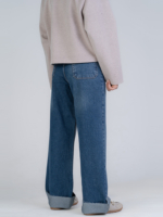 شلوار جین بگ قد 110 کد 22306 - Image 2