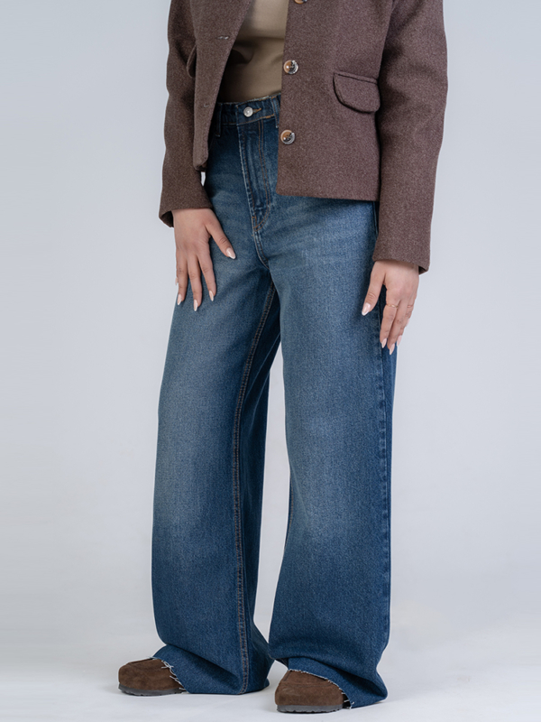 شلوار جین بگ قد 110 کد 22307 - Image 3