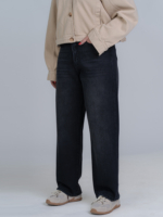 شلوار جین رگولار قد 110 مشکی کد 22321