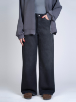 شلوار جین بگ قد 110 مشکی کد 22331