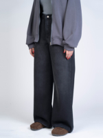 شلوار جین بگ قد 110 مشکی کد 22331 - Image 3