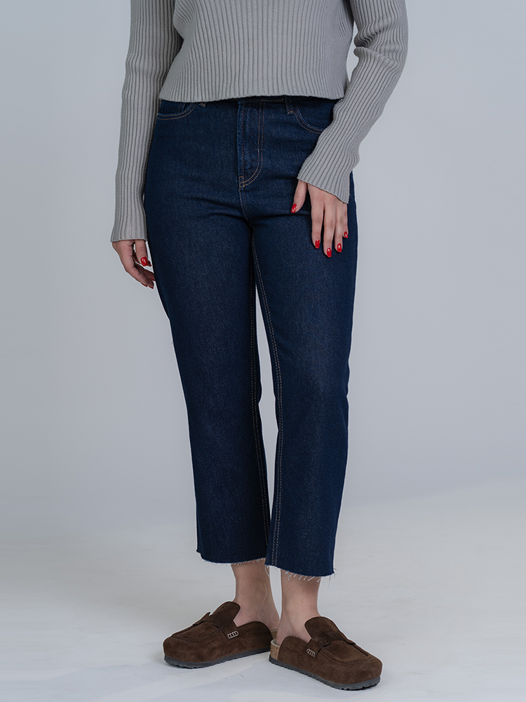 22335 (1) شلوار جین استریت قد 90 دمپا کات کد 22335 - Image 1