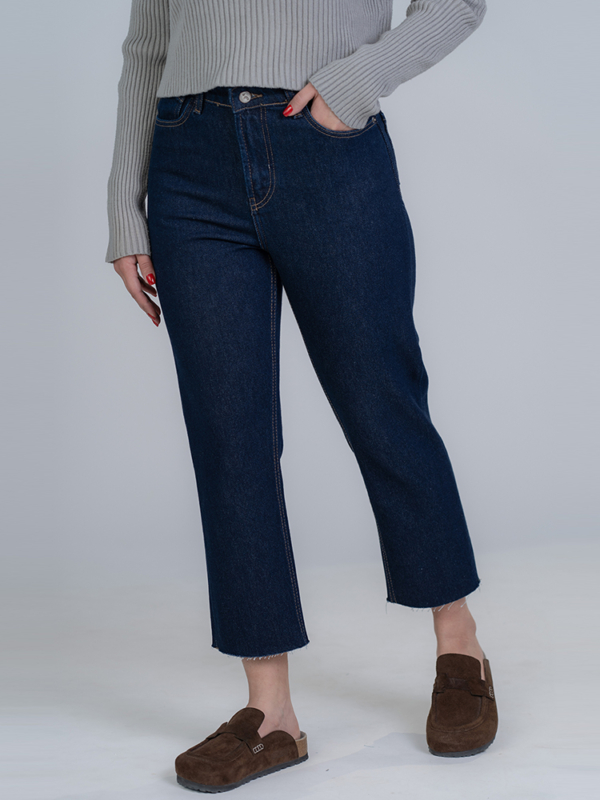 شلوار جین استریت قد 90 دمپا کات کد 22335 - Image 2