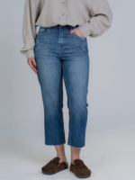 شلوار جین استریت قد 90 دمپا کات کد 22352