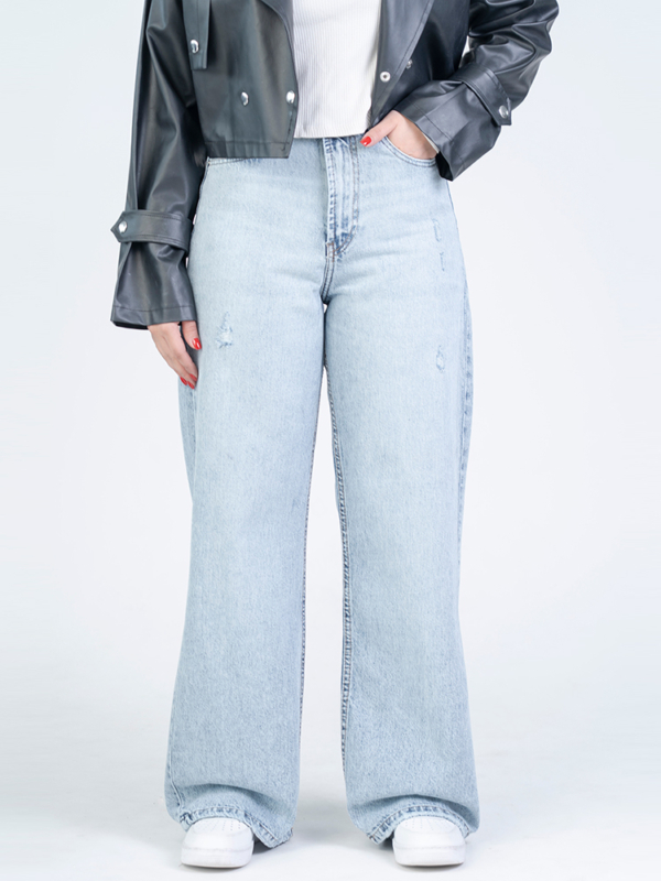 شلوار جین بگ قد 110 کد 22370 - Image 3