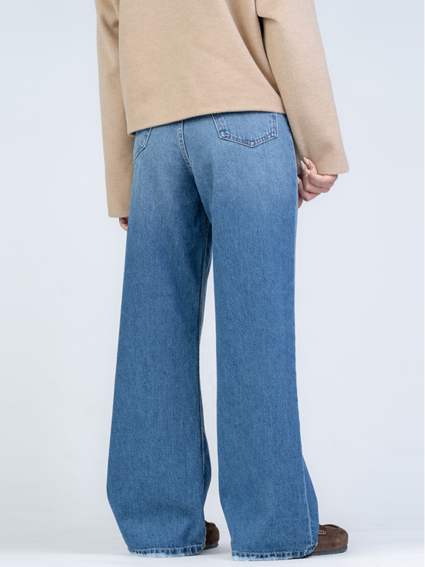 شلوار جین بگ قد 110 کد 22379 - Image 2