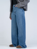 شلوار جین بگ قد 115 دمپا کات کد 22383