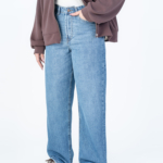 شلوار جین رگولار قد 110 لی وست کد 22414