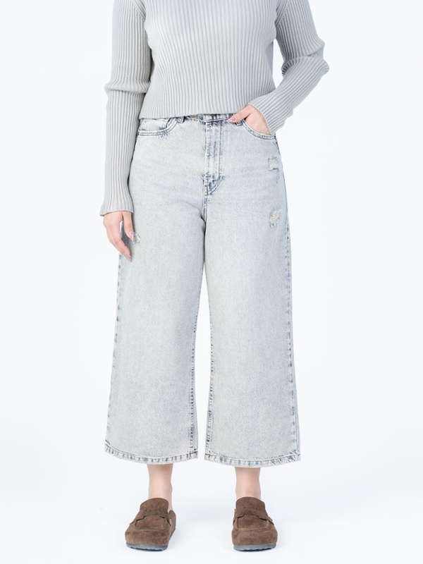 شلوار جین بگ قد 90 کد 22453 - Image 2