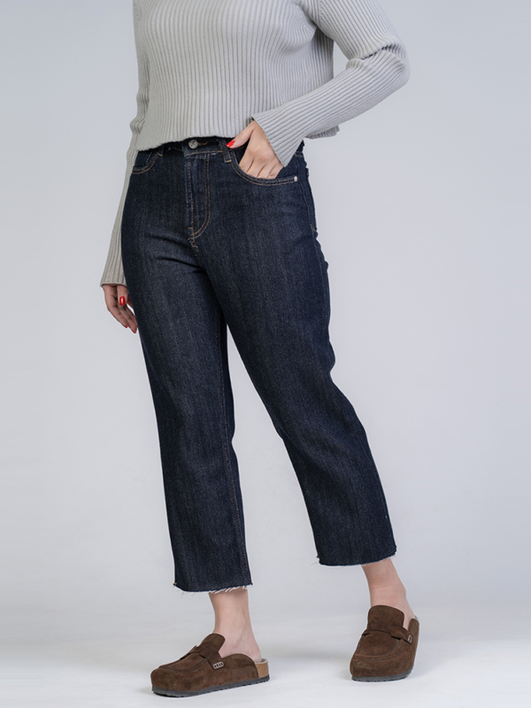 شلوار جین استریت قد 90 دمپا کات کد 22460 - Image 2