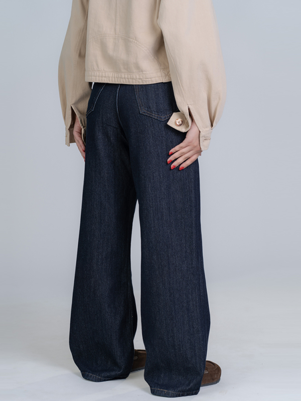 شلوار جین بگ قد 110 کد 22466 - Image 2