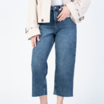 شلوار جین رگولار قد 90 دمپا کات کد 22520