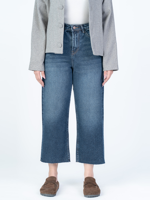 شلوار جین رگولار قد 90 دمپا کات کد 22521 - Image 2