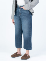 شلوار جین رگولار قد 90 دمپا کات کد 22521