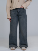 شلوار جین بگ قد 115 دمپا کات کد 22545 - Image 3