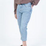 شلوار جین کراپ استریت قد 90 دمپا کات کد 22557