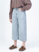شلوار جین کراپ واید لگ قد 85 کد 22563