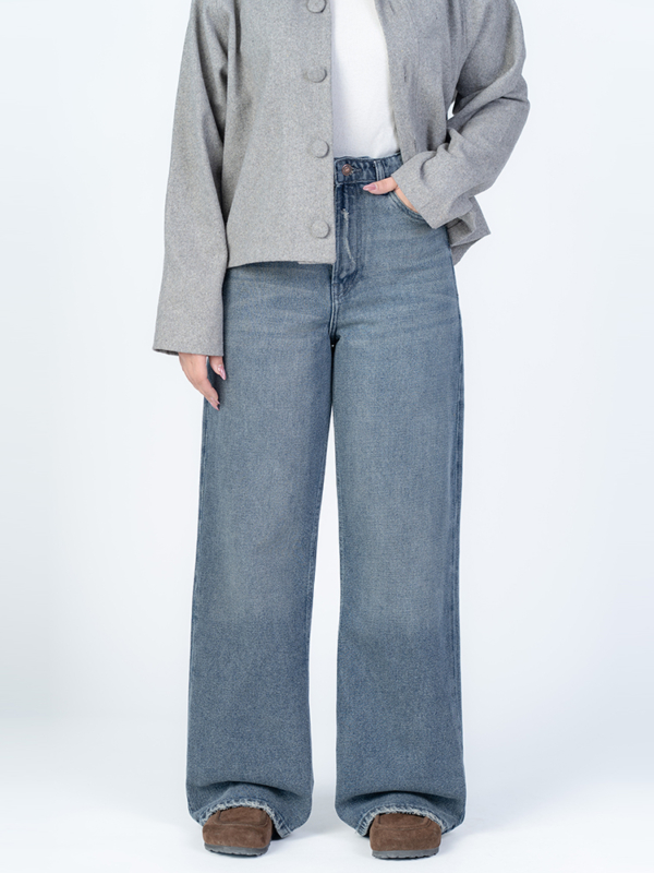 شلوار جین بگ قد 110 کد 22575 - Image 3