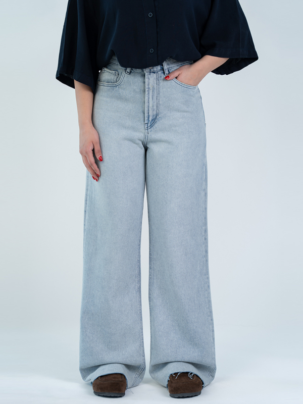 شلوار جین بگ قد 115 دمپا کات