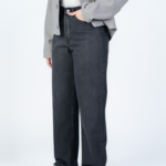 شلوار جین رگولار قد 110 مشکی کد 22663