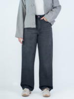 شلوار جین رگولار قد 110 مشکی کد 22668