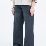 شلوار جین بگ قد 110 مشکی کد 22703