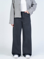 شلوار جین بگ قد 110 مشکی کد 22710 - Image 3