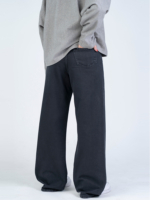 شلوار جین بگ قد 110 مشکی کد 22710 - Image 2