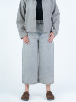 شلوار جین کراپ واید لگ قد 90 کد 22778 - Image 2