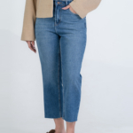 شلوار جین استریت قد 90 دمپا کات کد 22785