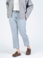 شلوار جین استریت قد 90 دمپا کات کد 22885