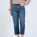 شلوار جین استریت قد 90 دمپا کات کد 22888