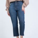 شلوار جین استریت قد 90 دمپا کات کد 22889