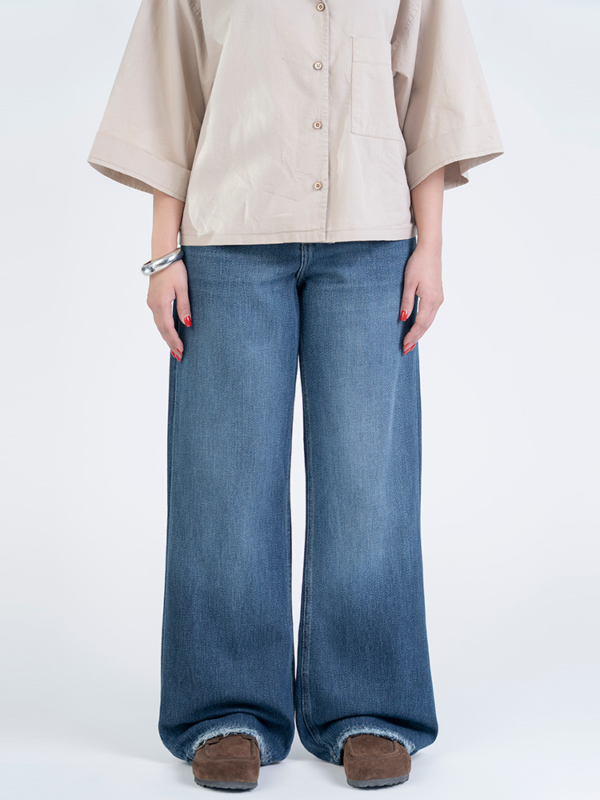 شلوار جین بگ قد 110 کد 22893 - Image 3