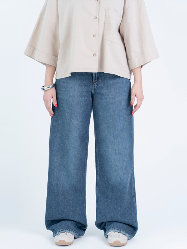 شلوار جین بگ قد 110 کد 22894 - Image 3