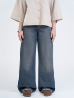 شلوار جین بگ قد 110 کد 22898 - Image 3