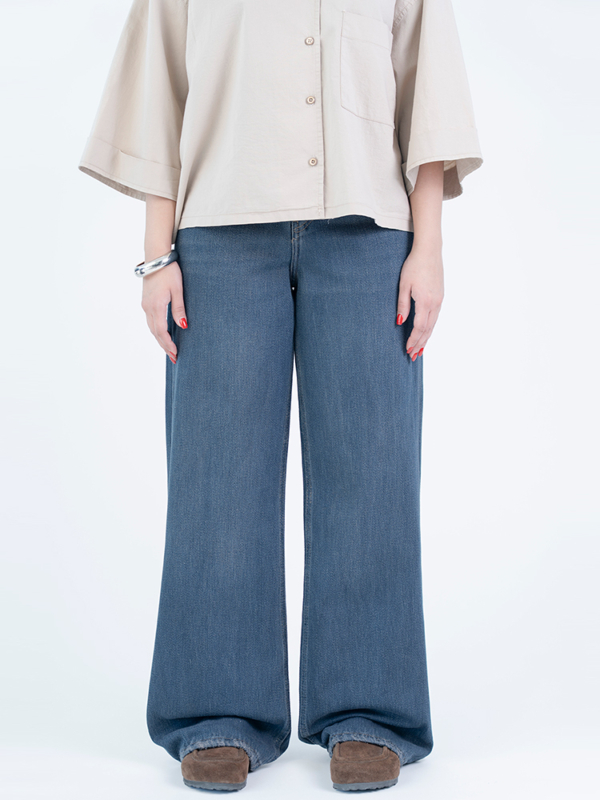 شلوار جین بگ قد 110 کد 22900 - Image 3