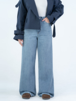 شلوار جین بگ قد 110 کد 22930 - Image 3