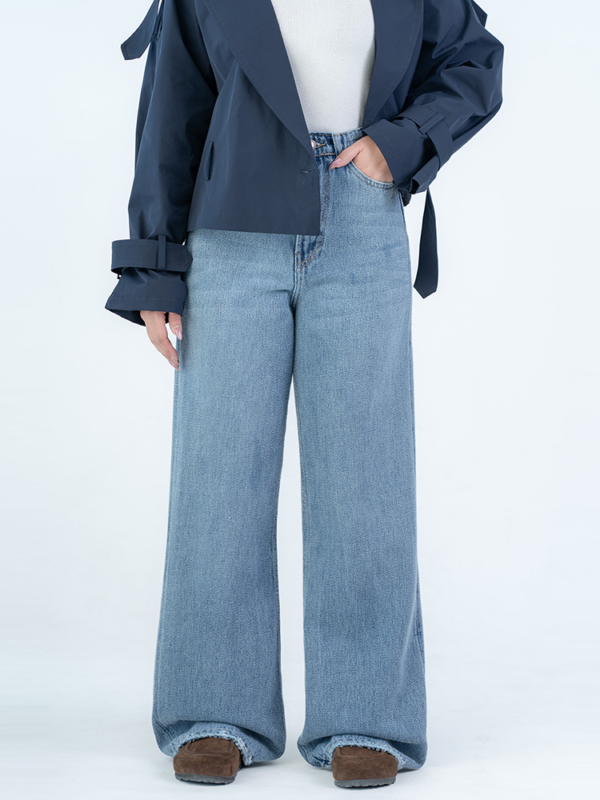 شلوار جین بگ قد 110 کد 22930 - Image 3