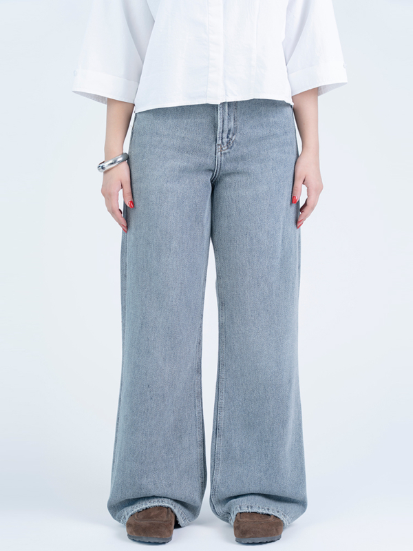 شلوار جین بگ قد 110 کد 22936 - Image 3