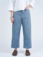 شلوار جین رگولار قد 90 دمپا کات کد 22964 - Image 2