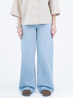 شلوار جین بگ قد 110 کم کش کد 22991 - Image 3