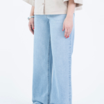 شلوار جین بگ قد 110 کم کش کد 22991