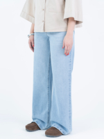 شلوار جین بگ قد 110 کم کش کد 22991