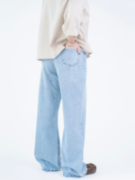 شلوار جین بگ قد 110 کم کش کد 22991 - Image 2