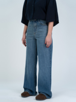 شلوار جین بگ قد 110 کم کش